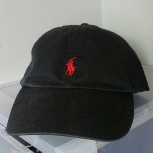 Polo Dad Hat Baseball Cap Ralph Lauren Black